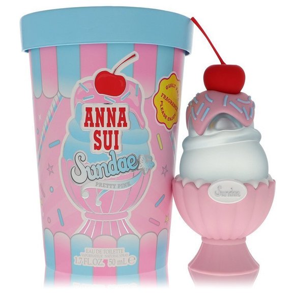 Anna Sui Sundae Pretty Pink by Anna Sui Eau De Toilette Spray 1.7 oz - Picture 1 of 1